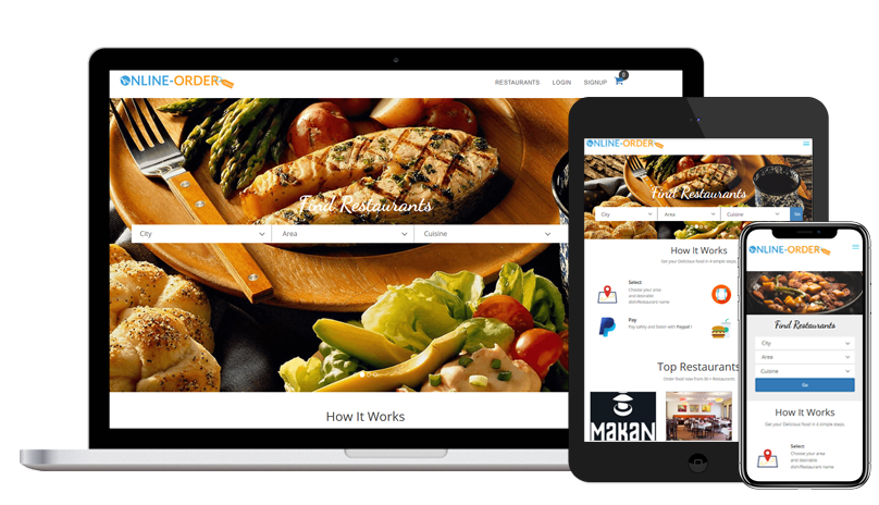 Online Order Menu
